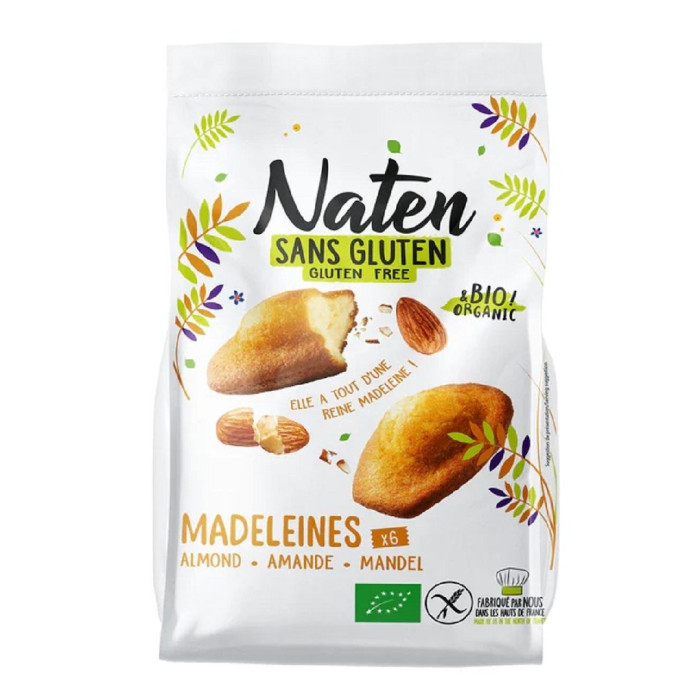 Ciastka z migdałami bezglutenowe BIO 180 g - NATEN