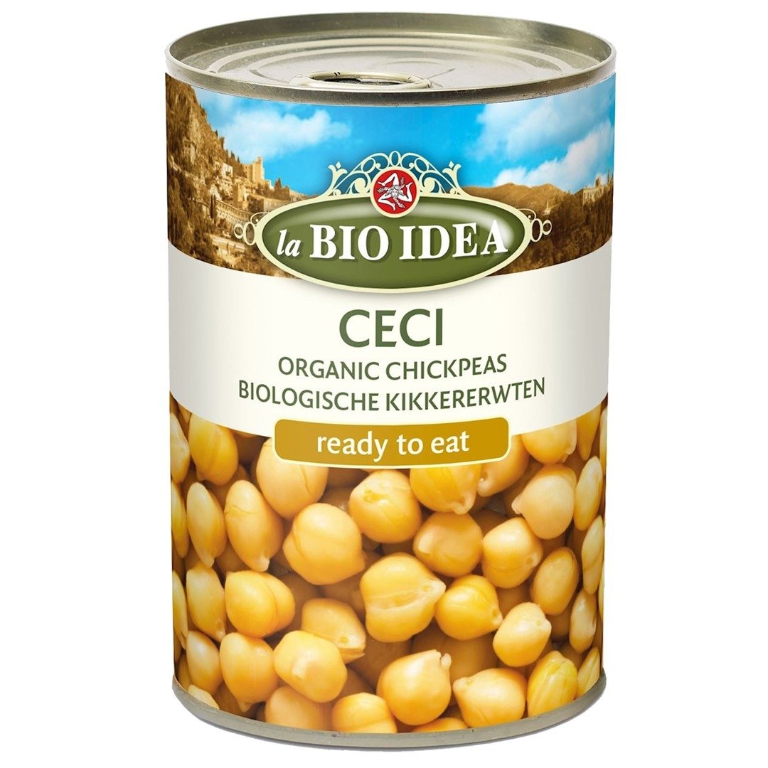 Ciecierzyca w zalewie BIO 400 g (240 g) - LA BIO IDEA