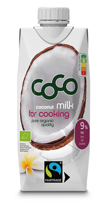 Coconut milk - napój kokosowy do gotowania bez dodatku cukrów BIO 500 ml - COCO (DR MARTINS)