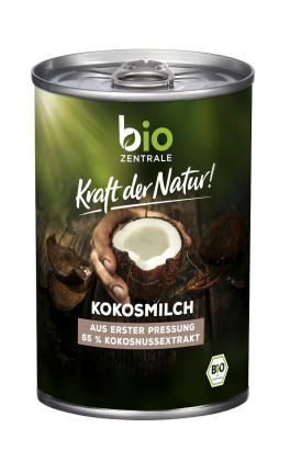 Coconut milk - napój kokosowy bez gumy guar (17 % tłuszczu) bezglutenowy BIO 400 ml - BIO ZENTRALE