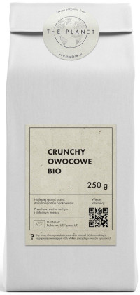 Crunchy owocowe BIO 250 g - THE PLANET