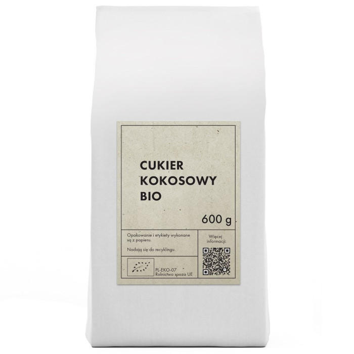 Cukier kokosowy BIO 600 g - THE PLANET