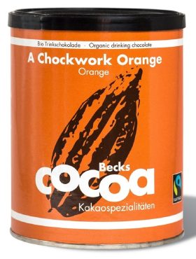Czekolada do picia pomarańczowo - imbirowa bezglutenowa BIO 250 g - BECKS COCOA