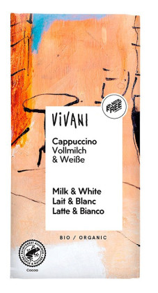 Czekolada o smaku cappuccino BIO 100 g - VIVANI