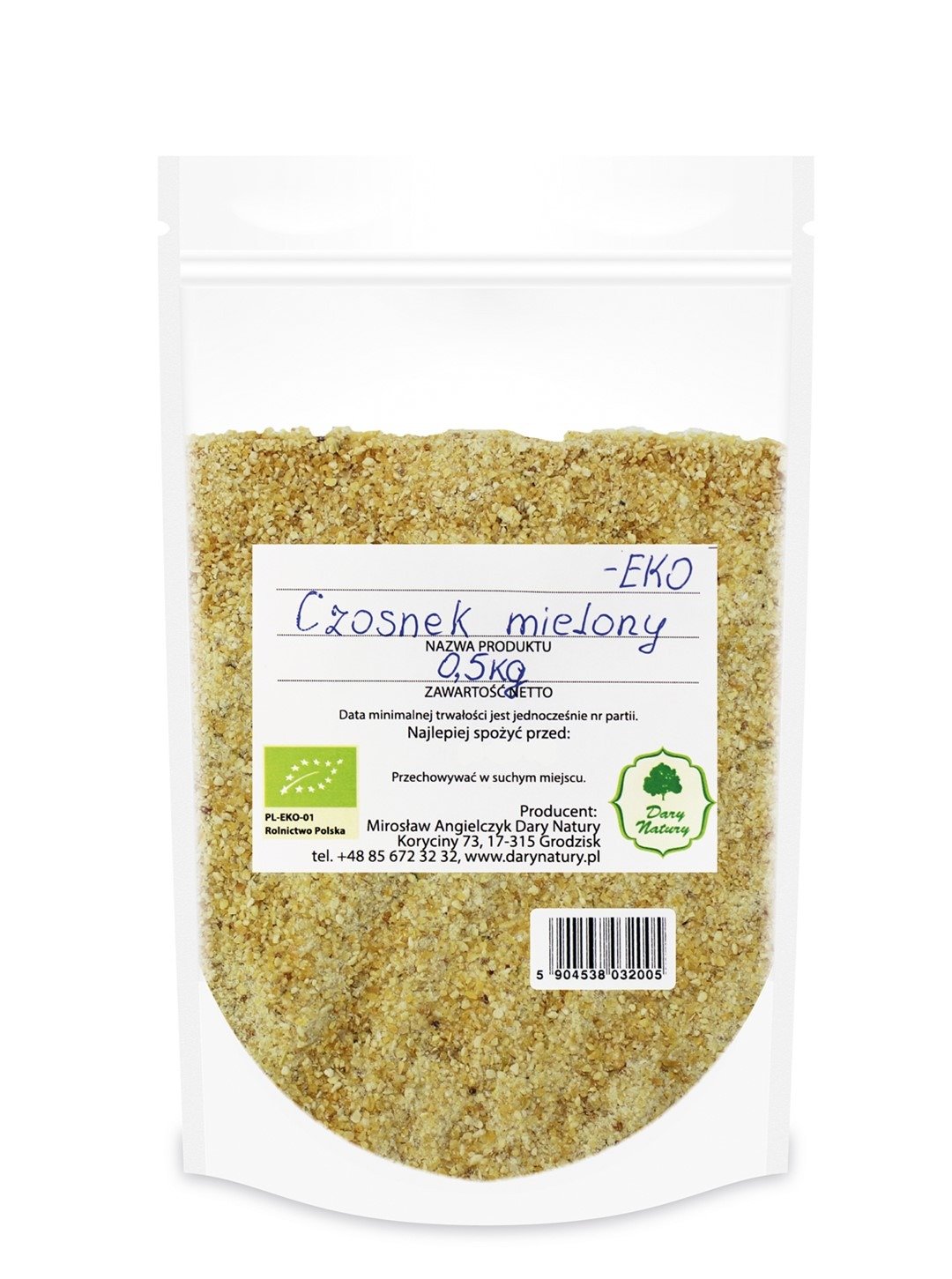 Czosnek mielony BIO 500 g - HORECA (DARY NATURY)