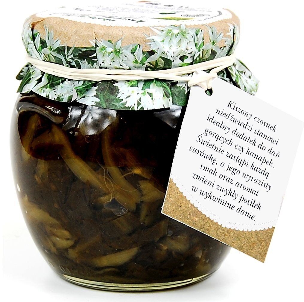 Czosnek niedźwiedzi kiszony BIO 430 g - DARY NATURY