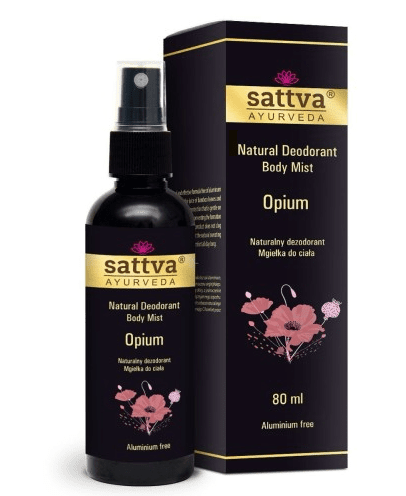 Dezodorant - MGIEŁKA DO CIAŁA OPIUM 80 ml - SATTVA (AYURVEDA)