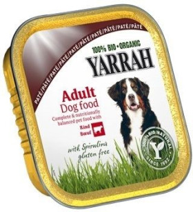 (dla psa) pasztet z wołowiny i kurczka z algami morskimi BIO 150 g - YARRAH