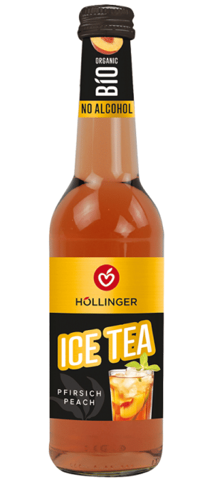 Drink bezalkoholowy ice tea peach BIO 330 ml - HOLLINGER