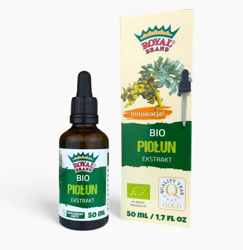 Ekstrakt z piołunu w kroplach BIO 50 ml - ROYAL BRAND