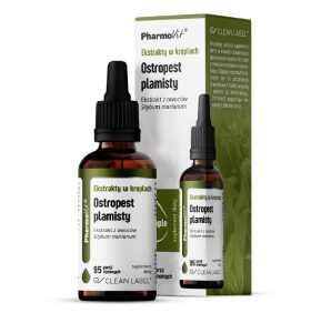 Ekstrakty w kroplach ostropest plamisty bezglutenowe 30 ml - PHARMOVIT (CLEAN LABEL)