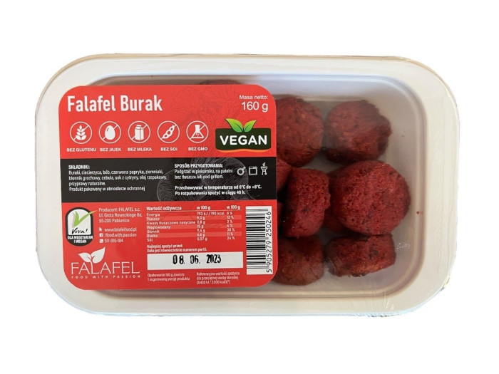 Falafel burak bezglutenowy 160 g - FALAFEL