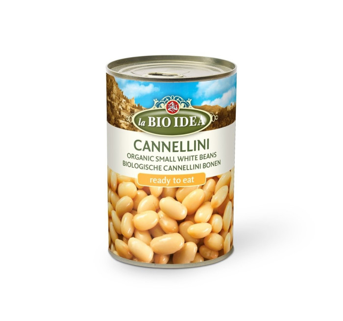 Fasola biała drobna w zalewie BIO 400 g (240 g) - LA BIO IDEA