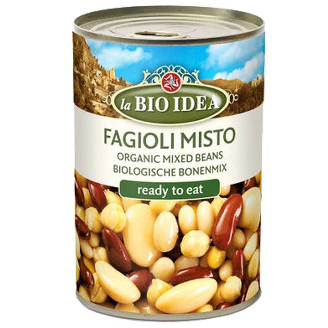 Fasola mix w zalewie BIO 400 g (240 g) - LA BIO IDEA