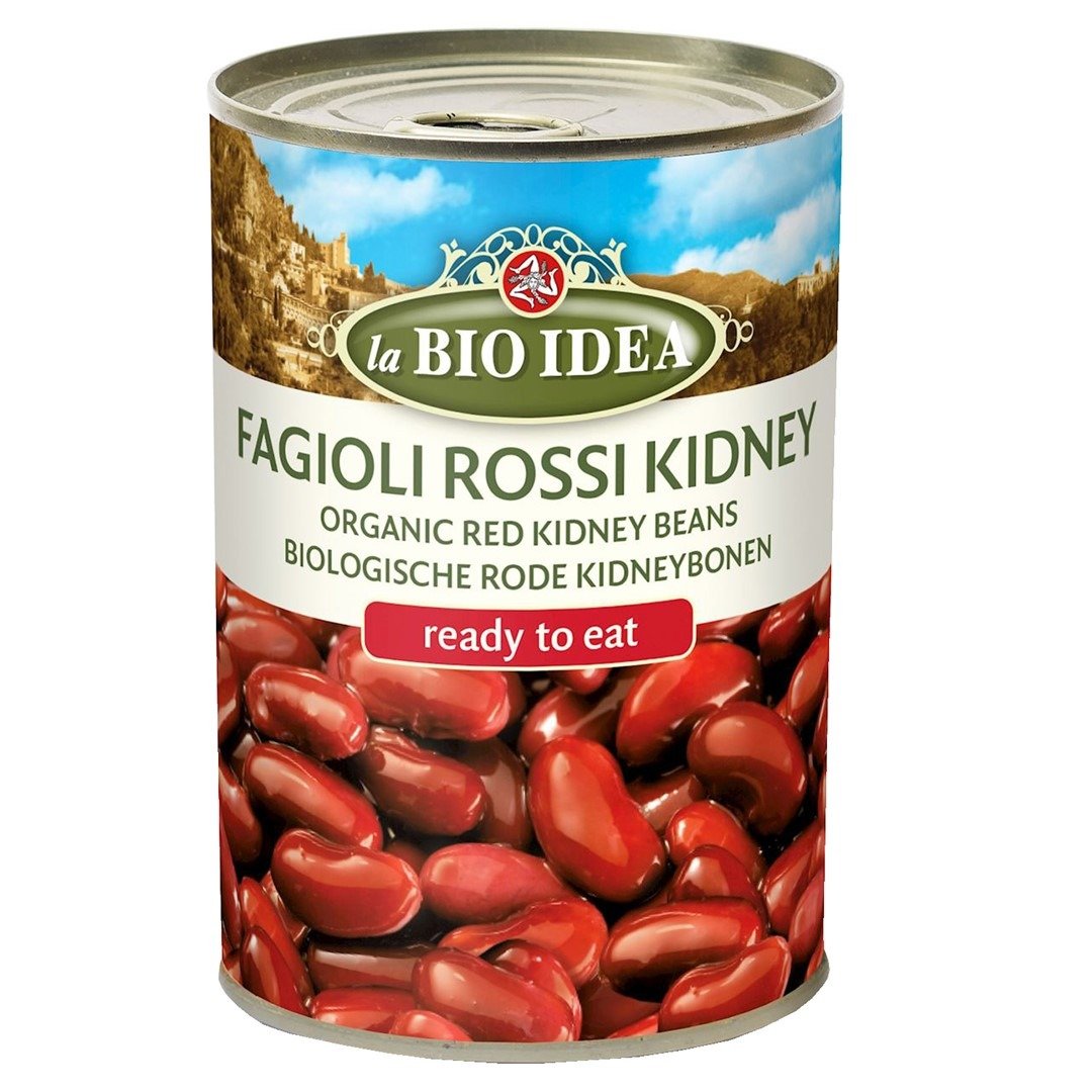 Fasolka czerwona kidney w zalewie BIO 400 g (240 g) - LA BIO IDEA