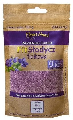 Fit słodycz fiołkowa 100 g - FLOWER POWER
