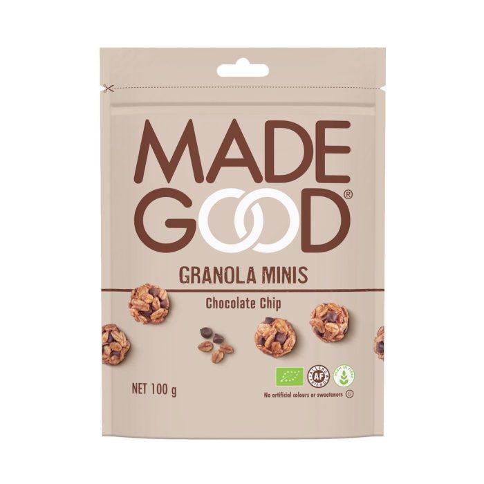 Granola minis z czekoladą bezglutenowa BIO 100 g - MADEGOOD