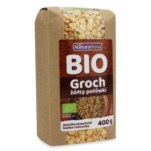 Groch żółty BIO 400 g - NATURAVENA