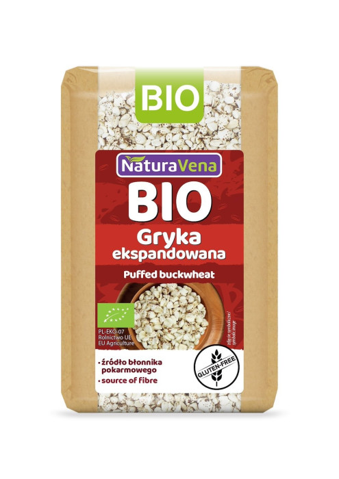 Gryka ekspandowana bezglutenowa BIO 80 g - NATURAVENA