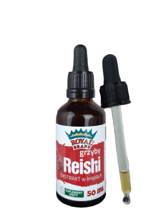 Grzyby reishi ekstrakt w kroplach 50 ml - ROYAL BRAND