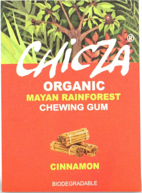 Guma do żucia o smaku cynamonu (biodegradowalna) BIO 30 g - CHICZA