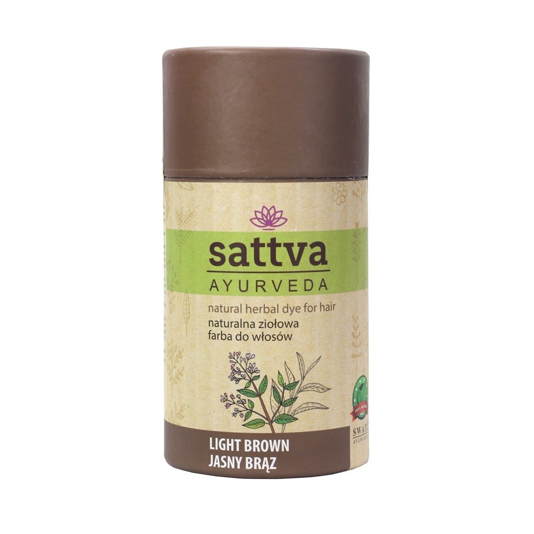 Henna jasny brąz eco 150 g - SATTVA (AYURVEDA)