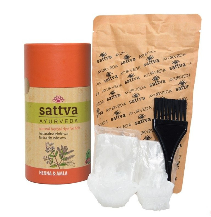 Henna z amlą eco 150 g - SATTVA (AYURVEDA)