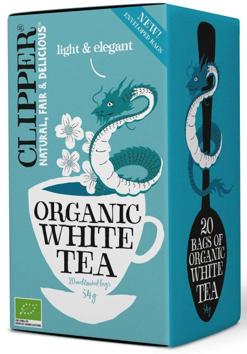 Herbata biała BIO (20 x 1,7 g) 34 g - CLIPPER