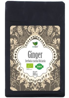 Herbata czarna liściasta imbirowa BIO 100 g - ECOBLIK