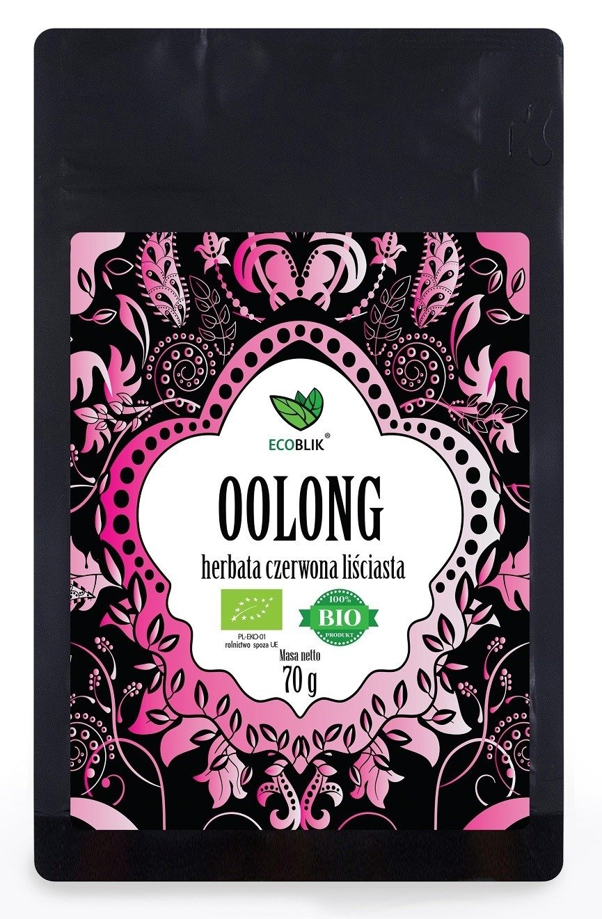 Herbata czerwona liściasta oolong BIO 70 g - ECOBLIK