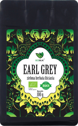 Herbata zielona earl grey BIO 100 g - ECOBLIK