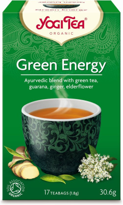 Herbata zielona energia (green energy) BIO (17 x 1,8 g) 30,6 g - YOGI TEA