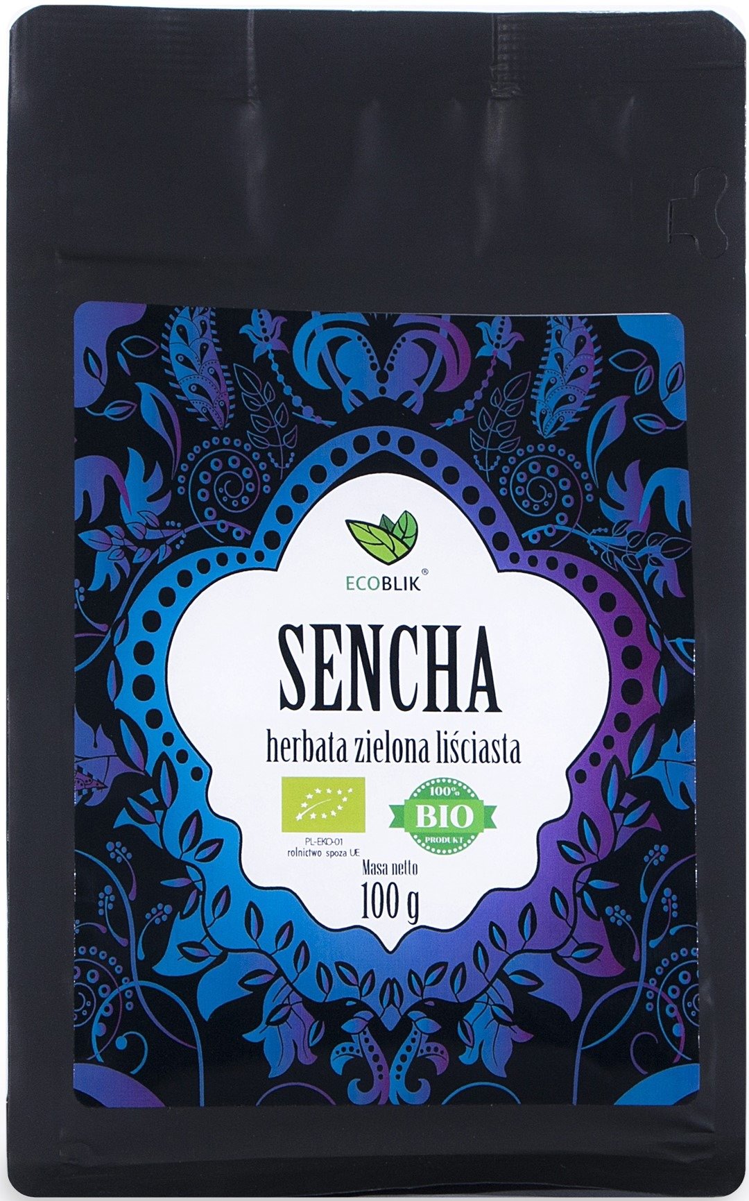 Herbata zielona liściasta sencha BIO 100 g - ECOBLIK