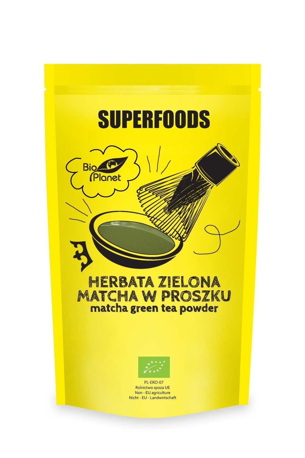 Herbata zielona matcha BIO 100 g - BIO PLANET SUPERFOODS