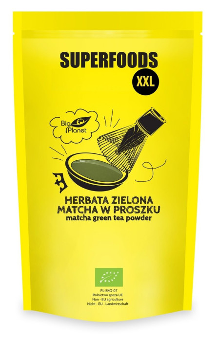 Herbata zielona matcha BIO 500 g - BIO PLANET SUPERFOODS