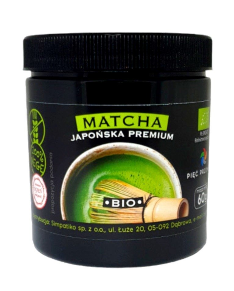 Herbata&#x20;zielona&#x20;matcha&#x20;japo&#x0144;ska&#x20;bezglutenowa&#x20;BIO&#x20;60&#x20;g&#x20;-&#x20;PI&#x0118;&#x0106;&#x20;PRZEMIAN