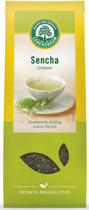 Herbata zielona sencha liściasta BIO 75 g - LEBENSBAUM