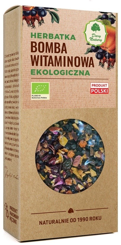 Herbatka bomba witaminowa BIO 100 g - DARY NATURY