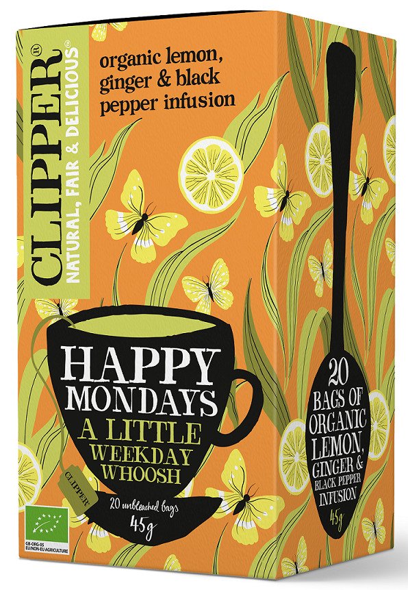 Herbatka&#x20;cytrynowa&#x20;z&#x20;imbirem&#x20;i&#x20;czarnym&#x20;pieprzem&#x20;&#x28;happy&#x20;mondays&#x29;&#x20;BIO&#x20;&#x28;20&#x20;x&#x20;2,25&#x20;g&#x29;&#x20;45&#x20;g&#x20;-&#x20;CLIPPER