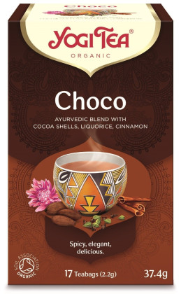 Herbatka czekoladowa z kakao (choco) BIO (17 x 2,2 g) 37,4 g - YOGI TEA