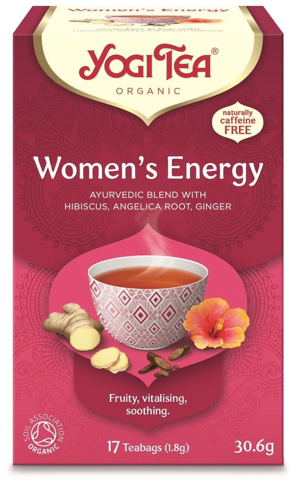 Herbatka dla kobiet - energia (women's energy) BIO (17 x 1,8 g) 30,6 g - YOGI TEA