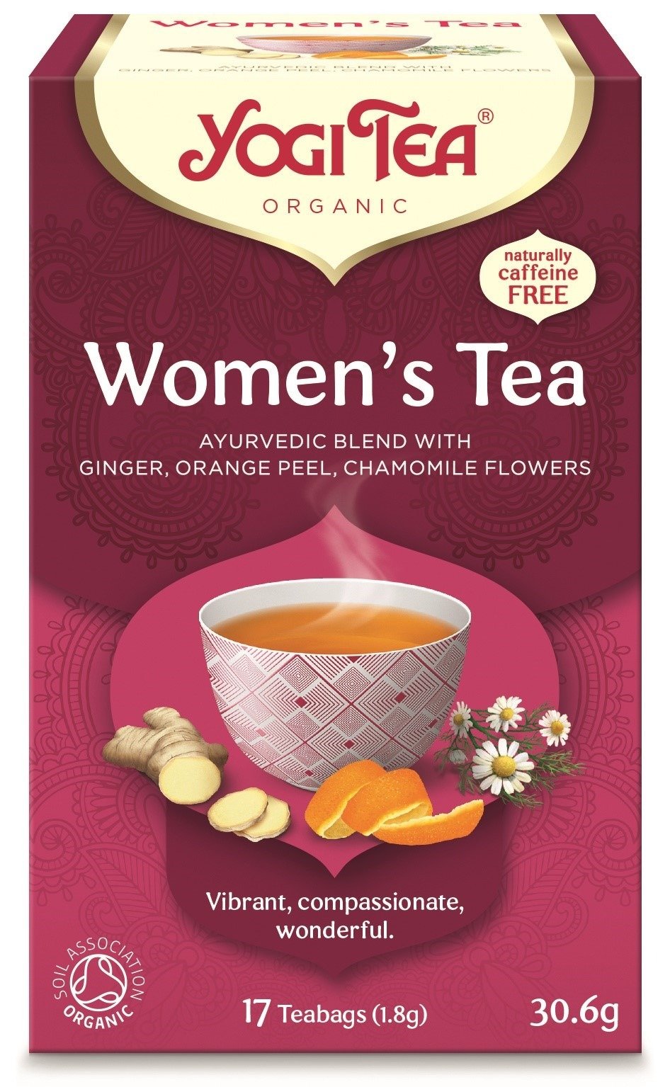 Herbatka dla kobiet (women's tea) BIO (17 x 1,8 g) 30,6 g - YOGI TEA