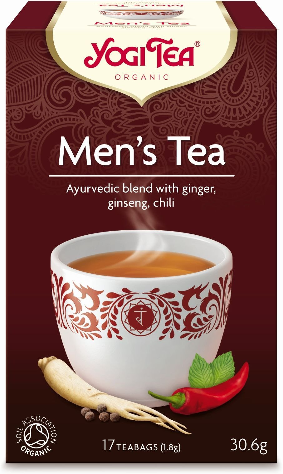 Herbatka dla mężczyzn (men's tea) BIO (17 x 1,8 g) 30,6 g - YOGI TEA