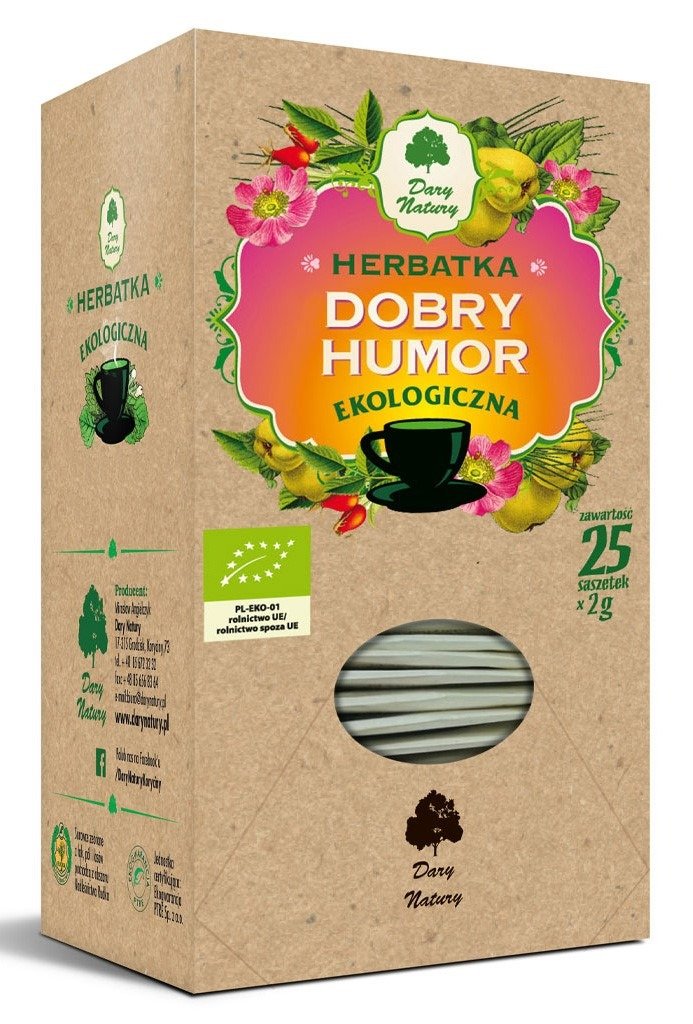 Herbatka dobry humor BIO (25 x 2 g) 50 g - DARY NATURY