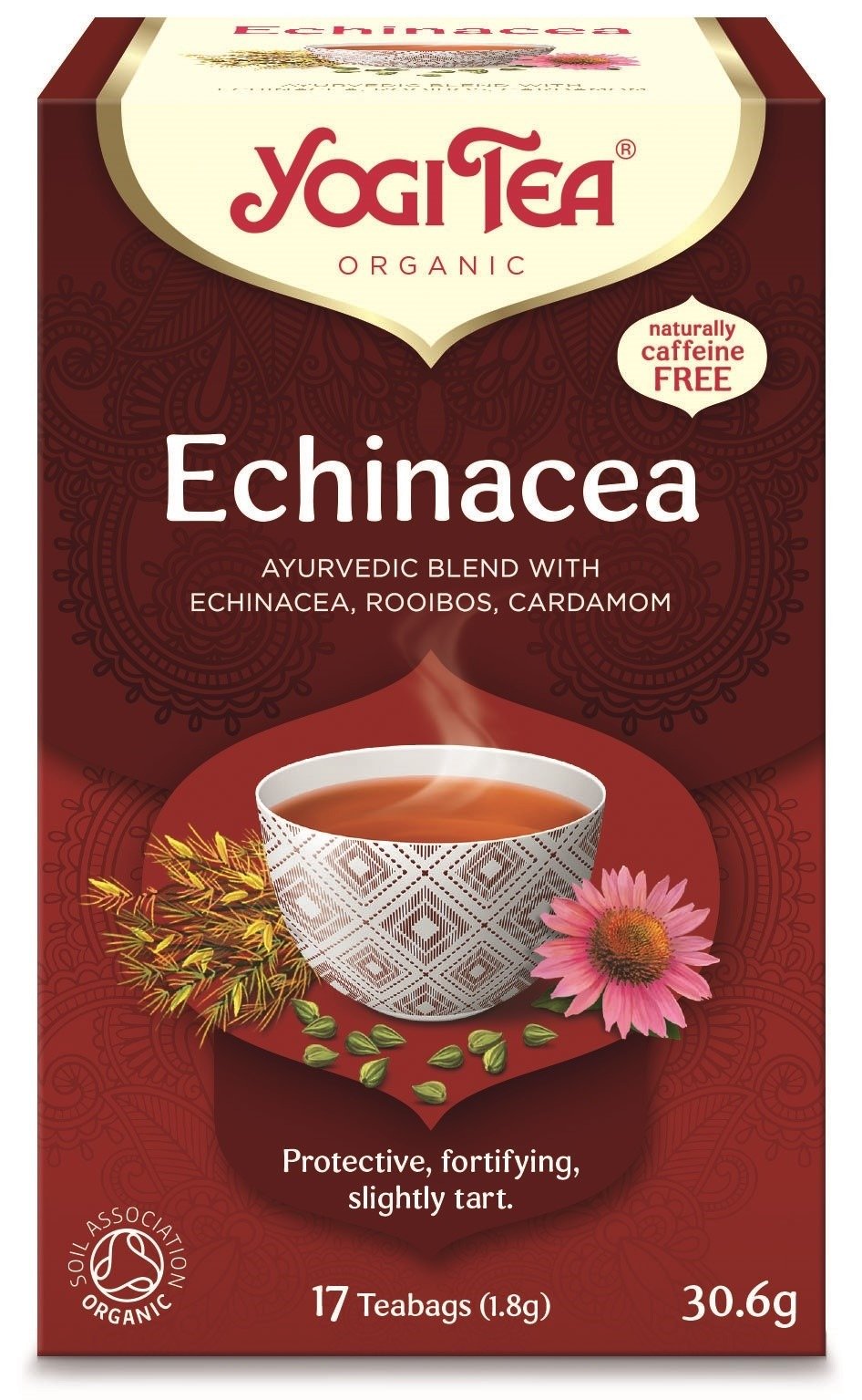 Herbatka echinacea BIO (17 x 1,8 g) 30,6 g - YOGI TEA