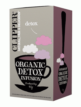 Herbatka hibiskus, pokrzywa i lukrecja (detox) BIO (20 x 2 g) 40 g - CLIPPER