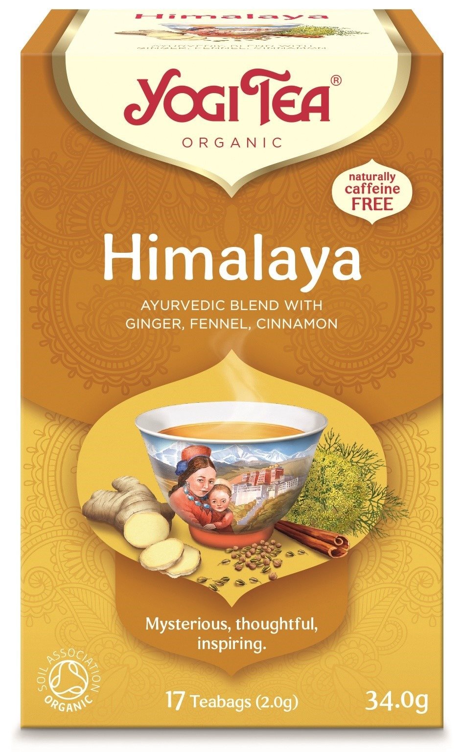 Herbatka himalaya BIO (17 x 2 g) 34 g - YOGI TEA