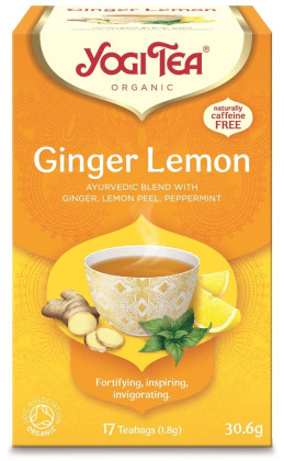 Herbatka imbirowo - cytrynowa (ginger lemon) BIO (17 x 1,8 g) 30,6 g - YOGI TEA
