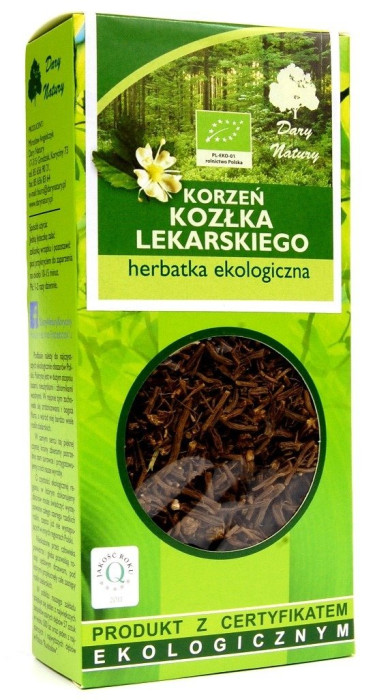 Herbatka korzeń kozłka lekarskiego BIO 100 g - DARY NATURY