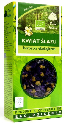 Herbatka kwiat ślazu BIO 20 g - DARY NATURY
